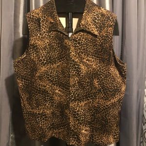 Leopard Vest jacket